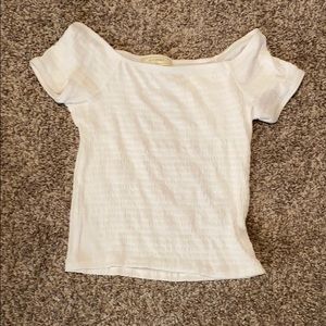 Off the shoulders crop top